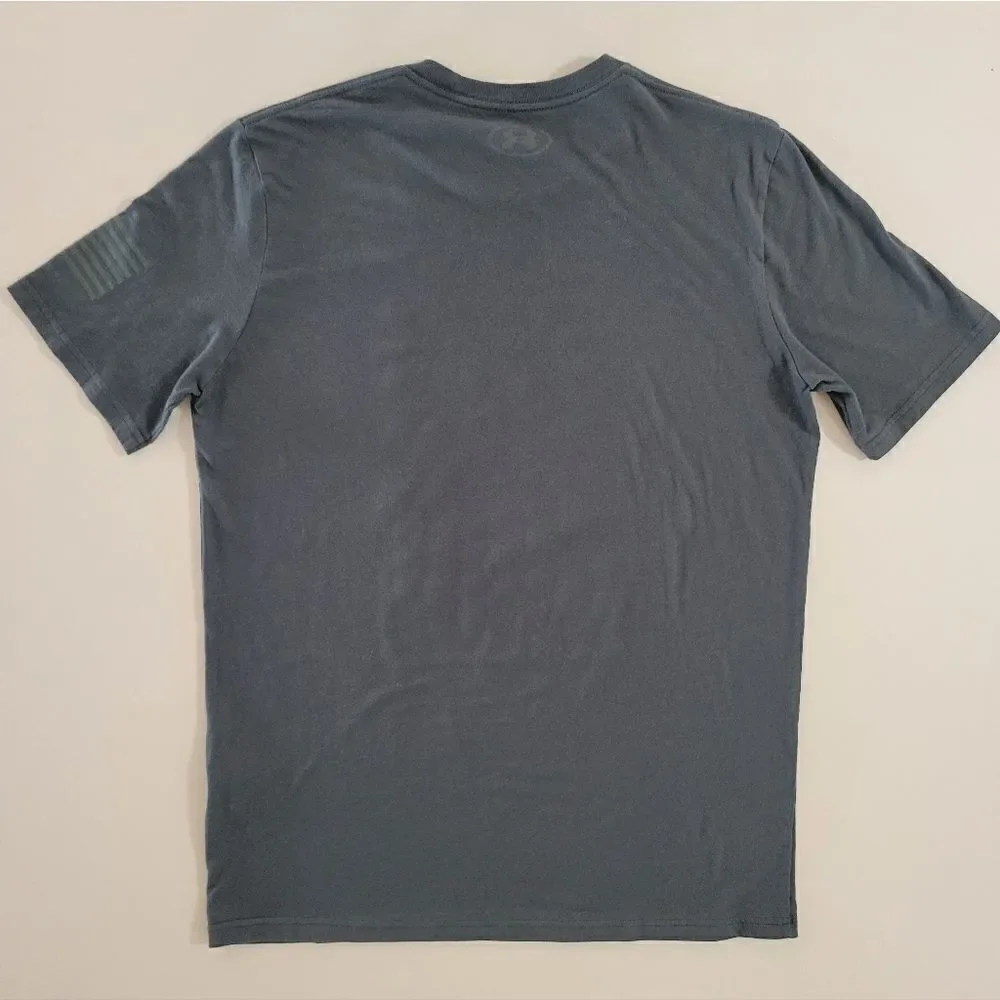 Under Armour Men's Crewneck Freedom Flag Shirt Sleeve T-Shirt